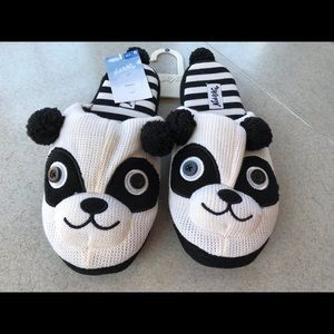 Nick & Nora Panda Slippers M/L